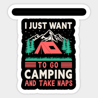 Camping Sticker